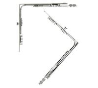 Ferco - Renvoi d'angle 6.32021.00.0.1 - 160 mm - 1 galet - Haut pour oscillo-battants bois/PVC