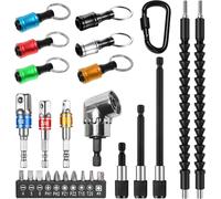 Renvoi D'angle Visseuse,Multifonctionnel,Portable,Embout Visseuse,Vis D'extraction,Porte Embout Magnetique,Pour Les Installateurs,Les Charpentiers Et Les Constructeurs