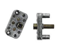 Renvoi de fouillot Center Line Deceuninck Zendow entraxe 13,5mm hauteur douille 16mm - FERCO - G-20543-07-0-0