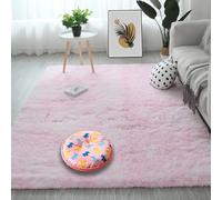 RENWEIWEI Tapis Salon 200 x 400 cm Antidérapant Tapis Moelleux Carpette Ne Perd Pas Ses Poils pour Chambre et Salon Cuisine, Rose Clair