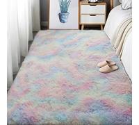 RENXTAO Grand Tapis de Salon 200 x 280 cm à Poils Longs, Lavable, Antidérapant, Moderne, Moelleux Tapis Salon Moderne Ne Perd Pas Ses Poils pour Chambre à Coucher, Crèche, Multicolore