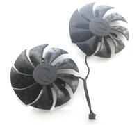 RENXUOZ 2 pièces PLD09215S12H 12 V 0.55A 88mm 4Pin pour EVGA RTX2080ti RTX2080 2070 XC GTX1660 Ventilateur de Refroidissement Carte Graphique