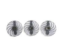 RENXUOZ 3 Ventilateurs 6PIN 95MM FDC10U12D9-C DC 12V 0.45A RX 6900XT Ventilateur GPU pour Sapphire pour Nitro + pour AMD pour Carte Graphique Radeon 6900 XT SE(White)