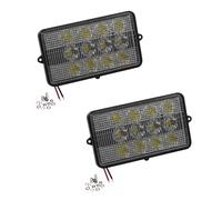Renyanparts Lot de 2 lampes LED AH128328 AH159332 pour cabine supérieure - 15,2 x 10,2 cm - Compatible avec John Deere Windrower 4890 4895 Cotton Picker 9986 9996 - Harvester 7200 7300 Combiner 9400