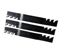 Renyanparts Lot de 3 lames de paillage dentées pour tondeuse 112-9759-03 110-6837-03 - Compatible avec Toro TimeCutter Z5000 74370 MX3450 MX5000 SS5000 SS5035 - Tondeuse à rayon de braquage zéro 127