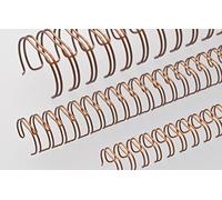 Renz - 50 Reliure métallique Renz Ring Wire ® - 14.3 mm A4 34 Anneaux Pas 3:1 - Bronze