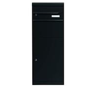 Renz 661031M MEFA 661 Boîte aux lettres avec serrure Noir/gris mat 109 x 402 x 303