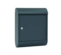 Renz 842500DE MEFA 842500DE 842 Topaz Boîte aux lettres avec serrure de sécurité Gris basalte 430 x 340 x 150 mm 842500M