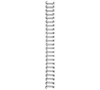 Renz - Reliure métallique RENZ ONE PITCH® - 19.0 mm A4 23 Anneaux Pas 2:1 - Noir