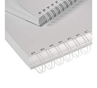 Renz - Reliure Métallique RENZ ONE PITCH® - 8.0 mm A4-23 Anneaux - Pas 2:1 - Blanc