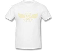 REO Speedwagon 3D Print Short Sleeve Fashion T Shirt for Men 100% Cotton Manches Courtes(Large)