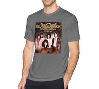 REO Speedwagon T Shirt Men's Fashion Cotton Crew Neck Short Sleeve Tunics Deep Heather Manches Courtes(XX-Large)