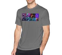REO Speedwagon T Shirt Men's Fashion Cotton Crew Neck Short Sleeve Tunics Deep Heather Manches Courtes(XX-Large)