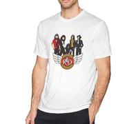 REO Speedwagon T Shirt Men's Fashion Cotton Crew Neck Short Sleeve Tunics White Manches Courtes(3X-Large)