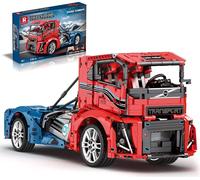 Reobrix 11008 Jouets de construction Camion télécommandé Moc Blocs de construction emboîtables 2166 pièces Jouets pour enfants