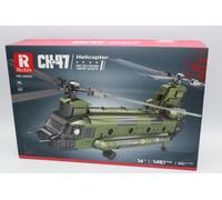 REOBRIX 33031 CH-47 Hélicoptère 1451 Pièces Militaire Blocs De Construction