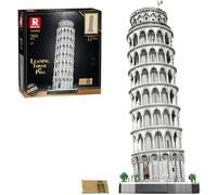 Reobrix 66025 Ardoise Tour de Pise Kit de Construction pour Adultes 7652 Pièces Grand Maquette Architecturale Monument Historique de l'Italie, Kit de Construction pour Adultes à partir de 14 ans