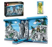 Reobrix Argonart 66039 Ensemble de blocs de construction de portail 3307 pièces Le Seigneur des Anneaux avec lumières LED Décoration de serre-livres Terre du Milieu pour enfants et adultes