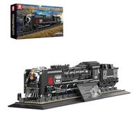 Reobrix Blocs de Construction Steam Train 66801,Ensemble de présentation de locomotives à Vapeur de Collection,modèle réduit Classique de Train à Vapeur,Le Coffret pour Les Adultes de14+