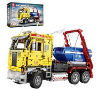 Reobrix Ensemble de Blocs de Construction 22016, Camion-Benne télécommandé pour Adultes, véhicule de Construction Technique télécommandé, Cadeaux pour garçons et Filles de 14 Ans et Plus