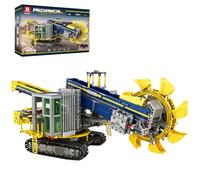 Reobrix Ensemble de blocs de construction pour pelleteuse télécommandée avec application/télécommande pour adultes, jouets de voiture d'ingénierie technique, cadeaux pour garçons, enfants, adolescents