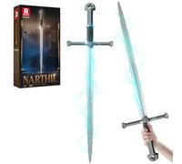 Reobrix Ensemble de construction d'épée pour adultes, modèle de collection Cool Narthil - 99024 - Jouet de cosplay de style animé - Décoration de bureau - Pour adultes, garçons et filles de 14 ans et