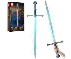 Reobrix Ensemble de construction d'épée pour adultes, modèle de collection Cool Narthil - 99024 - Jouet de cosplay de style animé - Décoration de bureau - Pour adultes, garçons et filles de 14 ans et