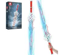 Reobrix Ensemble de construction d'épée Royal Claymore 99015 - Modèle de collection et d'exposition - Jouet de cosplay anime - Décoration de bureau