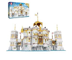 Reobrix Ensembles de Construction de châteaux de la Baie Royale, kit de Construction de château médiéval 66013, Jouets de Construction, modèle Collectionner, Cadeaux créatifs pour Adultes 14+