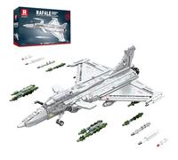 Reobrix Kit de Construction d'avion de Chasse, Maquette d'avion Militaire pour Adultes, modèle Technique d'avion de Chasse, 33035, Cadeau de Collection pour garçons et Filles de 14 Ans et Plus