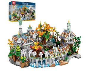 Reobrix Kit de Construction Médiéval pour Adultes,55015 Set de Construction Architecturale Européenne,4406 Pièces Grande Maquette DIY Collection Médiévale pour Décorer Intérieure,Cadeau Créatif Idéal