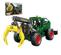 Reobrix Kit de construction tracteur RC 6 moteurs, modèle d'ingénierie 22027, cadeau technique 14+