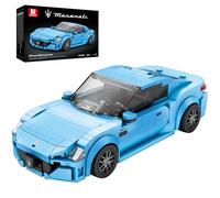 Reobrix Mini Supercars Blocs Construction Jouets modèles Voitures Sport, Collection véhicules Techniques, 824 Puzzle décoration Maison, Cadeaux pour Enfants, Adolescents Adultes (384 pièces)
