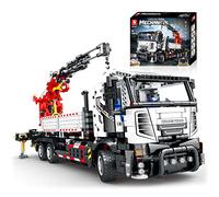 Reobrix Technic 22011 Kit de Construction télécommandé pour Camion 2328 pièces, modèle de Voiture High-Tech, Grande capacité Multifonction, Blocs de Serrage compatibles avec Lego, Cadeau pour