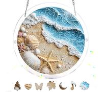 Reofrey Attrape-Soleil Puzzle en Acrylique Chat, Suncatcher Puzzles Classiques, Suspendre Fenêtre Ornement, Décoration Maison Salon Chambre Jardin Balcon, 18 cm