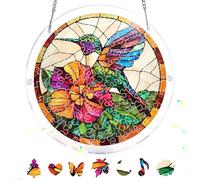 Reofrey Attrape-Soleil Puzzle en Acrylique, Suncatcher Puzzles Classiques, Suspendre Fenêtre Ornement, Décoration Maison Salon Chambre Jardin Balcon, 18x18cm A411