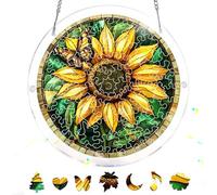 Reofrey Attrape-Soleil Puzzle en Acrylique, Suncatcher Puzzles Classiques, Suspendre Fenêtre Ornement, Décoration Maison Salon Chambre Jardin Balcon, 18x18cm A208