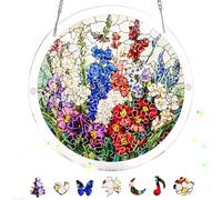 Reofrey Attrape-Soleil Puzzle en Acrylique, Suncatcher Puzzles Classiques, Suspendre Fenêtre Ornement, Décoration Maison Salon Chambre Jardin Balcon, 18x18cm A232
