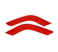 REOKIP Couverture De Décoration De Poignée Intérieure De Porte Intérieure De Voiture, 1 Paire, Pour Jeep Pour Wrangler JK JKU 2011 - 2017, 2 Portes(Red)