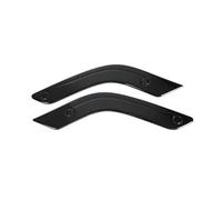 REOKIP Couverture De Décoration De Poignée Intérieure De Porte Intérieure De Voiture, 1 Paire, Pour Jeep Pour Wrangler JK JKU 2011 - 2017, 2 Portes(Black)