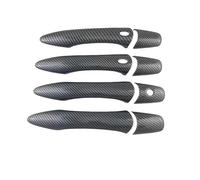 REOKIP Garniture Poignée Porte Extérieure Pour Nissan Pour Patrol Y62 2010-2017 2018 2019 2020 2021 2022 2023 2024 Poignées Porte Extérieure(Carbon Fiber Pattern A)