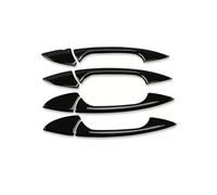 REOKIP Garniture Poignée Porte Extérieure Voiture Pour Mercedes Pour Benz BCE GLK ML CLA Classe W246 W166 W212 W204 X204 W117 Poignées Porte Extérieure(Gloss Black)