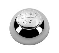 REOKIP Pommeau Levier Vitesse Pour Alfa Pour Romeo Pour Giulietta 2010-2018 | Couvercle de capuchon de levier de vitesse de handball Pièces Voiture(5 Speed Chrome Cap)