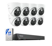 Reolink 12MP Kit Vidéo Surveillance Caméra IP PoE 8X 12MP, RLK16-1200D8-A