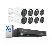 Reolink 12MP Kit Vidéosurveillance, 16CH NVR et 8 Caméra PoE, RLK16-1200B8