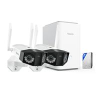 Reolink 16MP Caméra Surveillance WiFi, Panorama à 180°, Wi-FI 6 Bi-Bande 2,4/5 GHz, Trajectoire Intégrée, Contrôle Centralisé pour Jusqu'à 16 Caméras de Surveillance, HomeHub Pro+2 Duo 3 WiFi