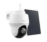 Reolink 2K 360°Pan&Tilt Camera Solaire, 2,4 Ghz WiFi, Détection Personne/Véhicule, Audio Bidirectionnel, Siren, Argus PT Lite + Panneau Solaire