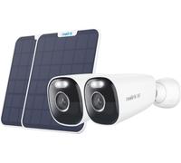Reolink 2x B360 Battery-WiFi + 2x Solarpanel weiß (2x 40-57-9875 + 2x 40-57-9065)