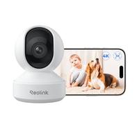 Reolink 4K 360° Caméra Surveillance WiFi Intérieure, Wi-FI 6 Bi-Bande Caméra Bébé, Détection de Personne/Animaux/Pleurs, Zoom Optique 3X, Suivi Auto, Vision Nocturne, E1 Zoom