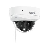 Reolink 4K Caméra de Surveillance PoE avec Zoom Optique 5X, Caméra IP avec Vision Nocturne Couleur, Audio Bidirectionnel, Détection de Personne/Véhicule/Animaux, Anti-Vandalisme IK10, IP67, RLC-843A